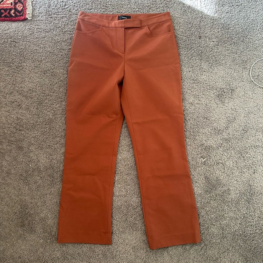 Theory Double Stretch Crop Pants NWT